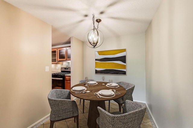 1227 S Old Wilke Rd Unit 304, Arlington Heights, IL 60005 - dining room featuring baseboards and a chandelier