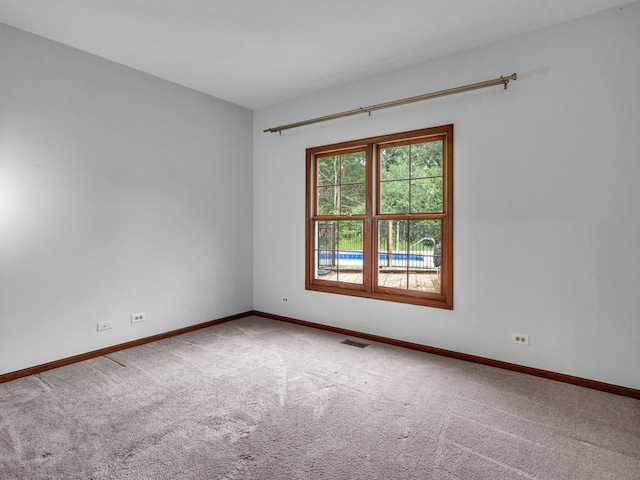 231 Deer Ln, Sleepy Hollow, IL 60118 - spare room with carpet floors and baseboards