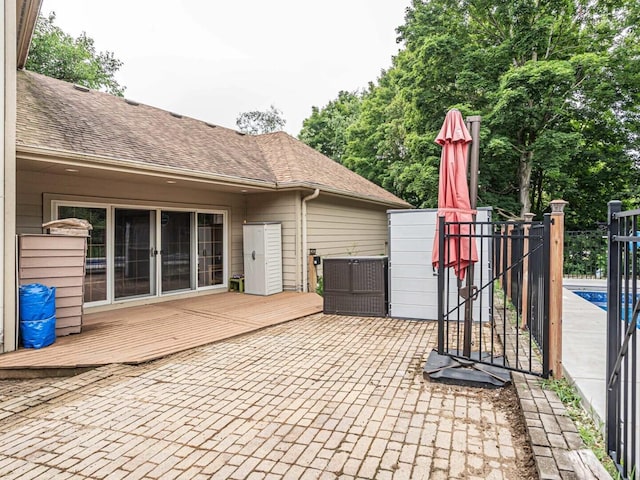 231 Deer Ln, Sleepy Hollow, IL 60118 - view of patio featuring a deck