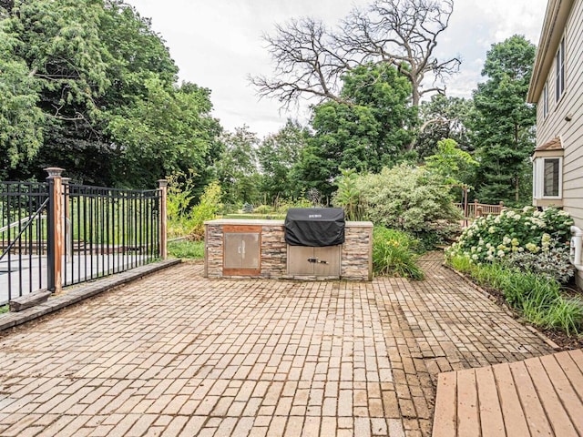 231 Deer Ln, Sleepy Hollow, IL 60118 - view of patio featuring area for grilling and view of scattered trees