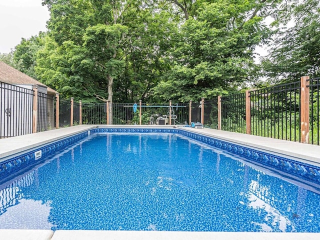 231 Deer Ln, Sleepy Hollow, IL 60118 - view of swimming pool with a fenced backyard