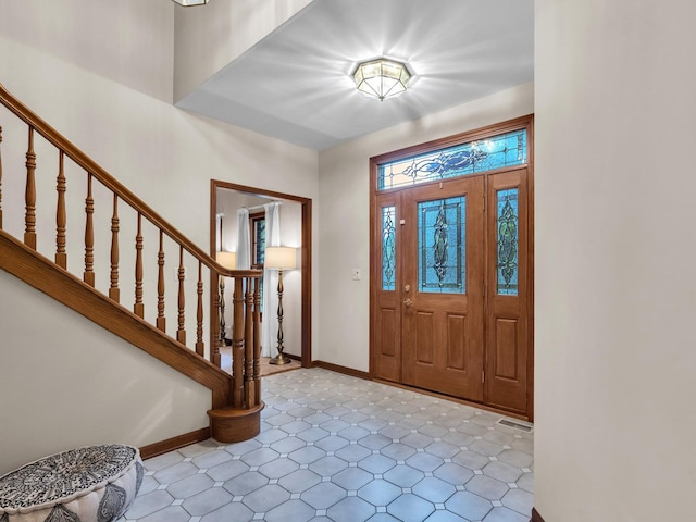 231 Deer Ln, Sleepy Hollow, IL 60118 - foyer with stairway
