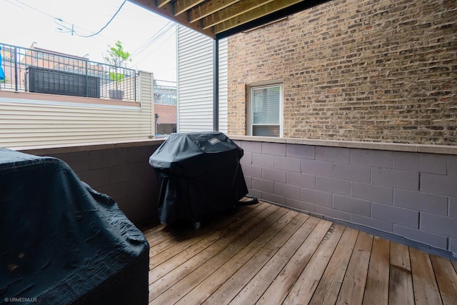 2418 N Southport Ave Unit 1, Chicago, IL 60614 - deck featuring a grill