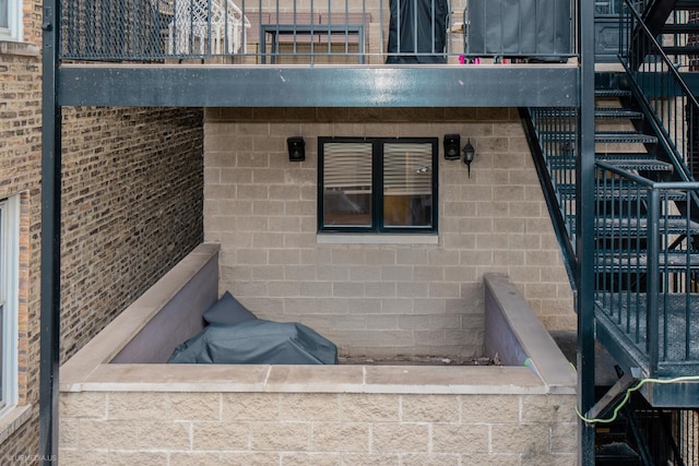 2418 N Southport Ave Unit 1, Chicago, IL 60614 - view of patio / terrace featuring stairs