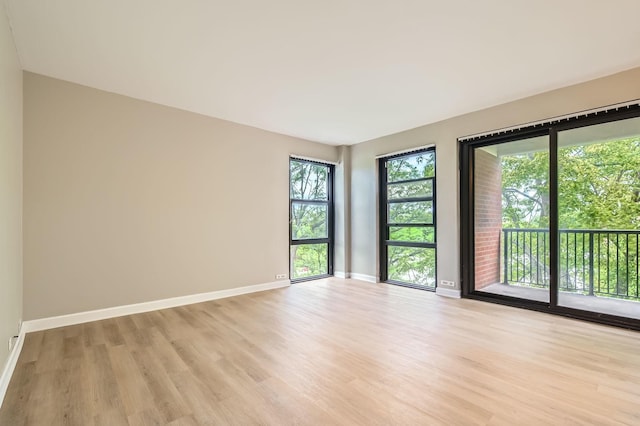 3041 S Michigan Ave Unit 501, Chicago, IL 60616 - empty room featuring light wood-style floors
