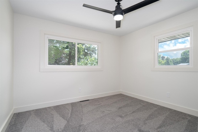 1717 Liston Ct, Normal, IL 61761 - carpeted empty room with a ceiling fan and baseboards