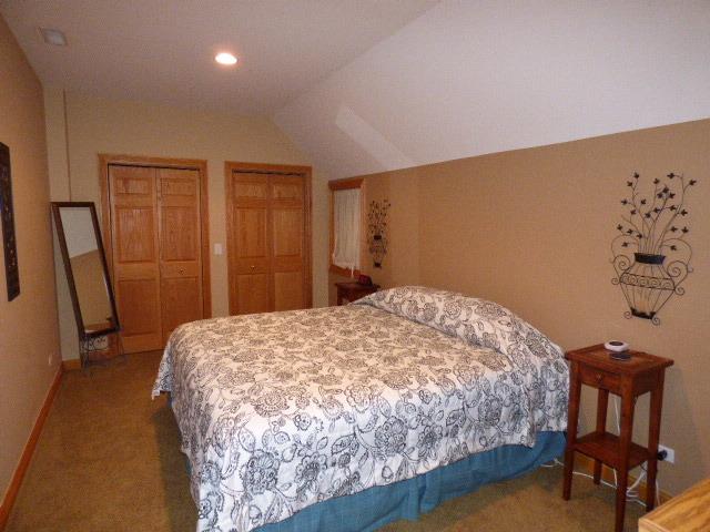 41W951 Hunters Hill Dr, Saint Charles, IL 60175 - bedroom with multiple closets, carpet flooring, and recessed lighting