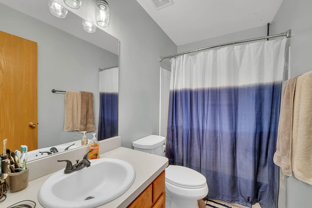 1308 Cumberland Dr, Joliet, IL 60431 - bathroom featuring vanity and curtained shower