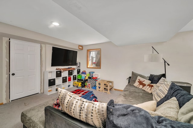 1308 Cumberland Dr, Joliet, IL 60431 - carpeted living room with baseboards