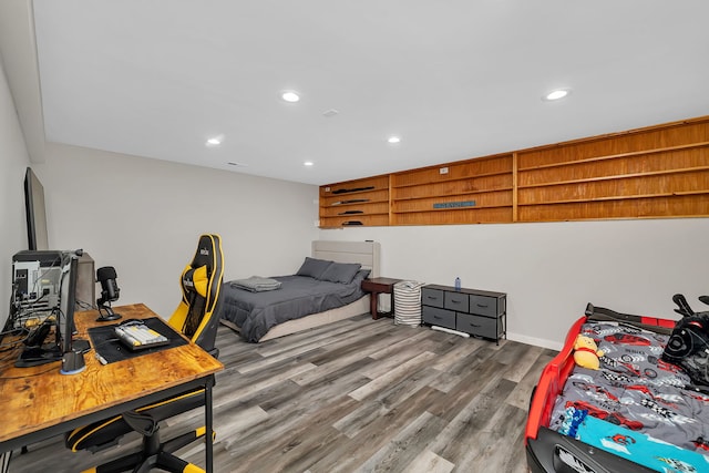 1308 Cumberland Dr, Joliet, IL 60431 - bedroom with wood finished floors and recessed lighting