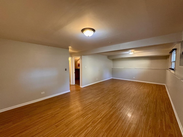 900 W Strieff Ln, Glenwood, IL 60425 - unfurnished room featuring wood finished floors and baseboards