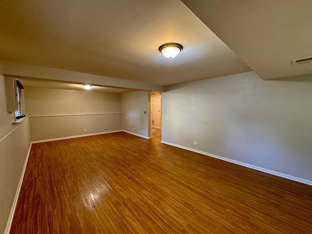 900 W Strieff Ln, Glenwood, IL 60425 - finished basement with wood finished floors and baseboards