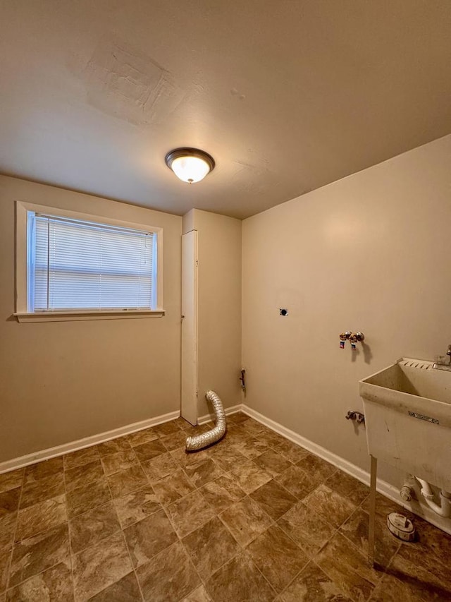 900 W Strieff Ln, Glenwood, IL 60425 - laundry room with baseboards