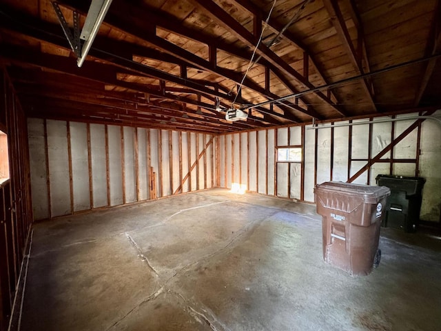 900 W Strieff Ln, Glenwood, IL 60425 - miscellaneous room featuring a garage and concrete flooring