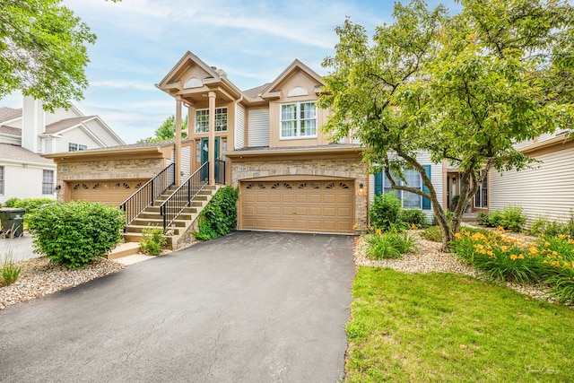 1530 Orchard Cir, Naperville, IL 60565 - view of front of property with driveway and a garage