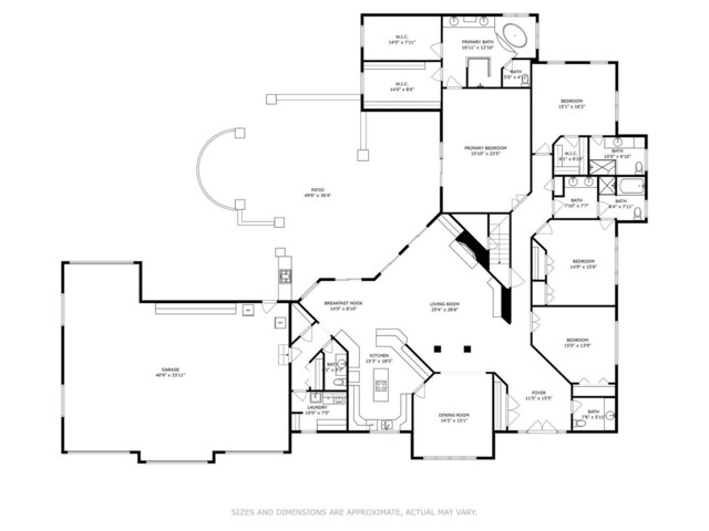 1881 Haven Ln, Green Oaks, IL 60048 - view of room layout