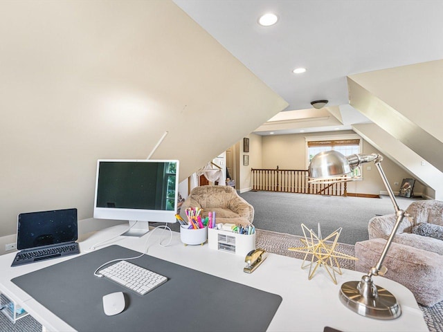 2207 N Elmkirk Pkwy N, Mchenry, IL 60051 - carpeted living room featuring recessed lighting