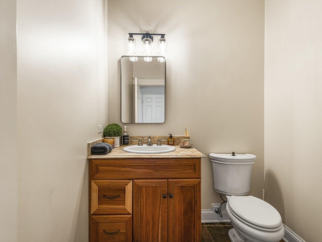 2207 N Elmkirk Pkwy N, Mchenry, IL 60051 - half bath featuring toilet and vanity