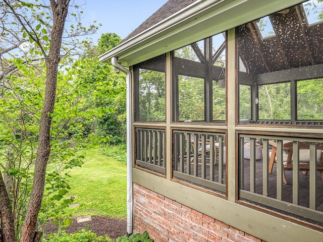 2207 N Elmkirk Pkwy N, Mchenry, IL 60051 - view of green lawn with a sunroom
