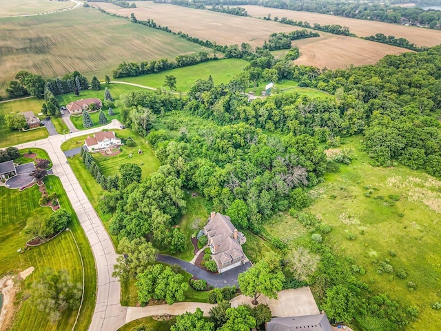 2207 N Elmkirk Pkwy N, Mchenry, IL 60051 - aerial overview of property's location featuring rural landscape