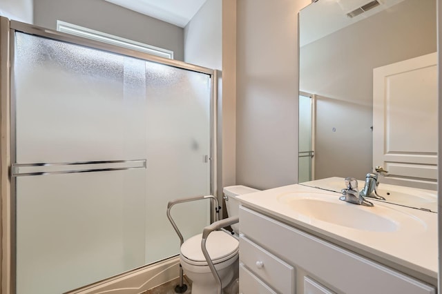 13490 Honeysuckle Dr, Huntley, IL 60142 - bathroom featuring a shower stall and vanity