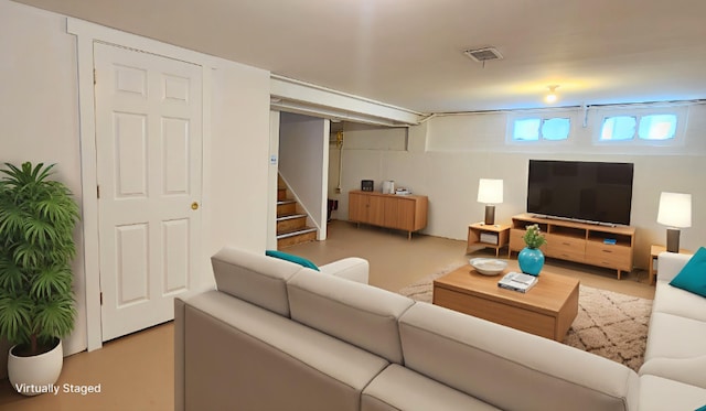 5448 N Washtenaw Ave, Chicago, IL 60625 - living area with stairway
