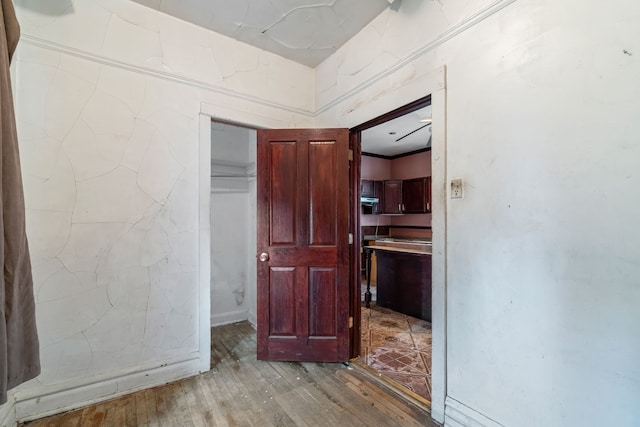 5212 S Honore St, Chicago, IL 60609 - unfurnished bedroom featuring wood finished floors and a spacious closet