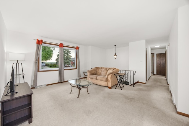 2110 Sanford Ave, New Lenox, IL 60451 - living area featuring light colored carpet and baseboards