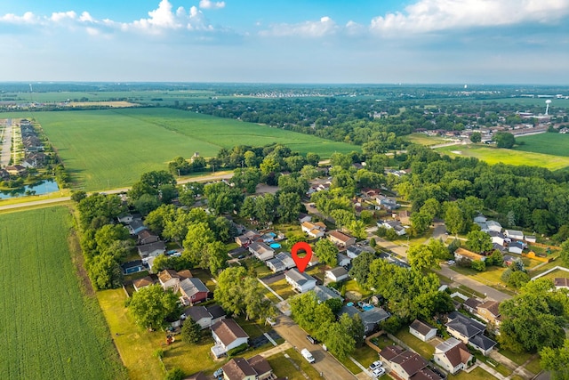 2110 Sanford Ave, New Lenox, IL 60451 - aerial view of property's location with rural landscape and nearby suburban area
