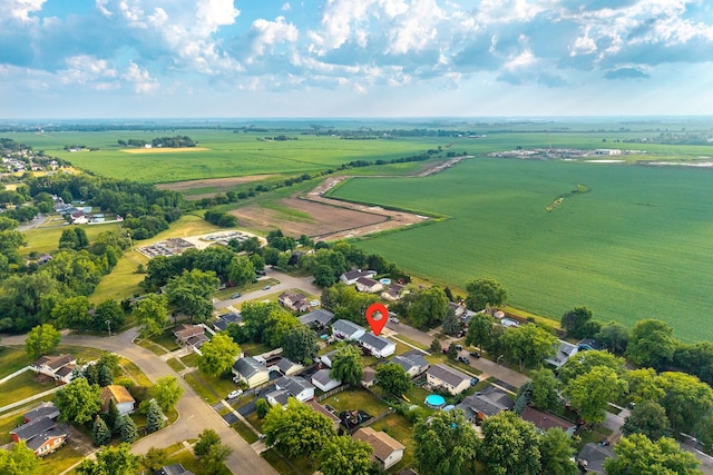2110 Sanford Ave, New Lenox, IL 60451 - aerial view of property's location with rural landscape and farmland