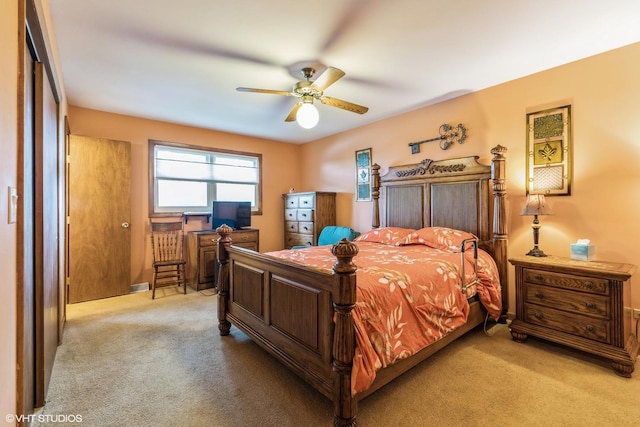 920 Barnside Rd, New Lenox, IL 60451 - bedroom featuring carpet floors and a ceiling fan