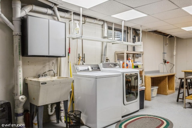 920 Barnside Rd, New Lenox, IL 60451 - washroom with washing machine and clothes dryer and cabinet space