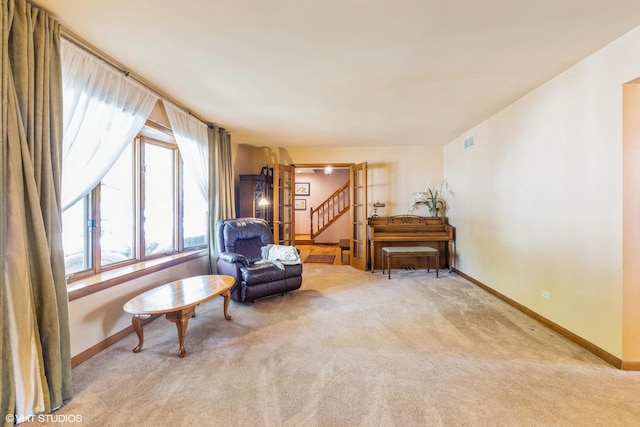 920 Barnside Rd, New Lenox, IL 60451 - living area with carpet flooring and stairs