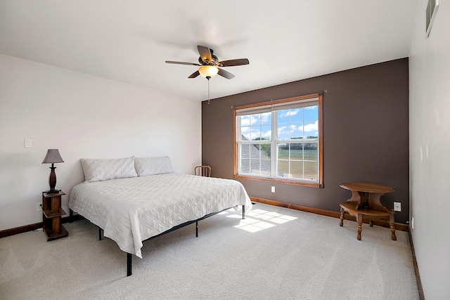 4751 N 5500w Rd, Kankakee, IL 60901 - carpeted bedroom featuring baseboards and ceiling fan