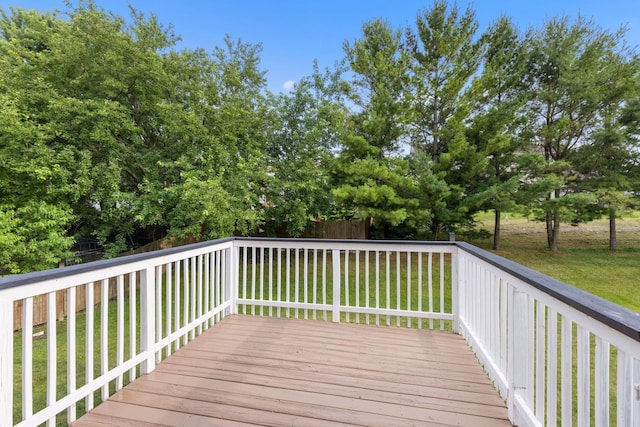 2225 National Sewing Ave, Belvidere, IL 61008 - wooden terrace featuring a yard