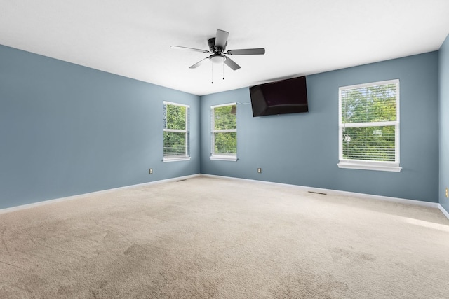 2225 National Sewing Ave, Belvidere, IL 61008 - empty room with carpet floors and a ceiling fan