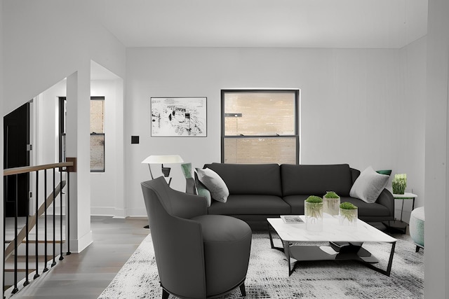 2305 W 111th Pl, Chicago, IL 60643 - living area with wood finished floors and baseboards