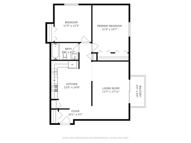 214 Madison St Unit 3A, Joliet, IL 60435 - view of property floor plan