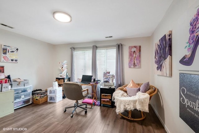 48 Parliament Dr W Unit 132, Palos Heights, IL 60463 - office area with wood finished floors and baseboards