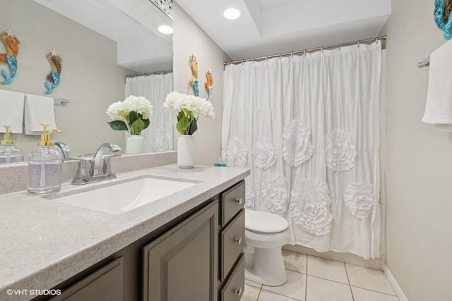 48 Parliament Dr W Unit 132, Palos Heights, IL 60463 - full bath with vanity and tile patterned flooring