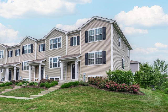 2366 Aurora Dr, Pingree Grove, IL 60140 - view of front of property with a front lawn
