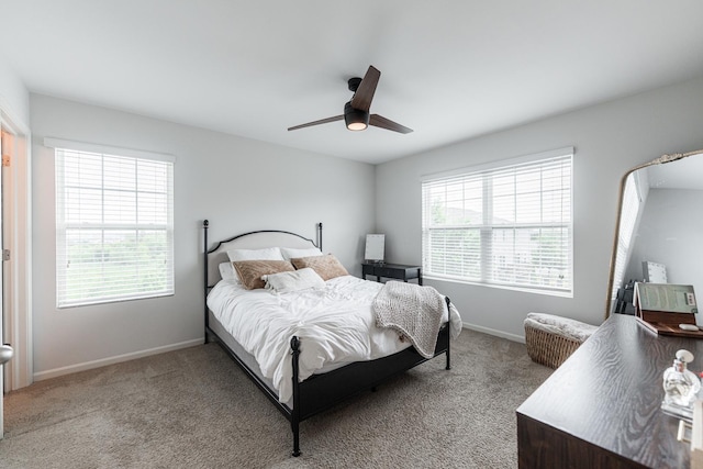 2366 Aurora Dr, Pingree Grove, IL 60140 - bedroom featuring carpet and ceiling fan