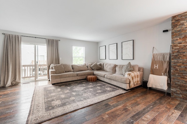 2366 Aurora Dr, Pingree Grove, IL 60140 - living room featuring wood-type flooring