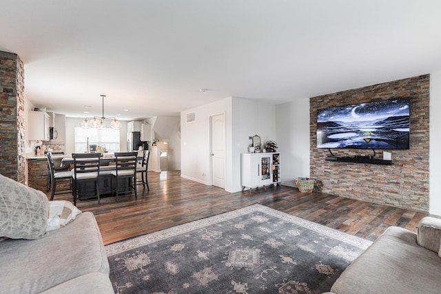 2366 Aurora Dr, Pingree Grove, IL 60140 - living area with wood finished floors