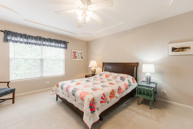 102 Quinlan Ave, Dekalb, IL 60115 - bedroom with carpet floors and ceiling fan