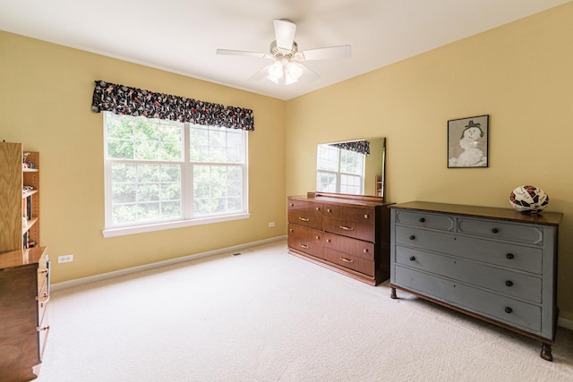 102 Quinlan Ave, Dekalb, IL 60115 - bedroom featuring light carpet and ceiling fan