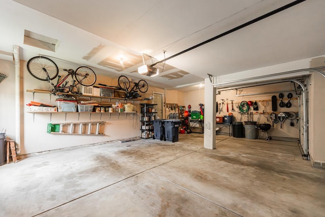 102 Quinlan Ave, Dekalb, IL 60115 - garage with a garage door opener