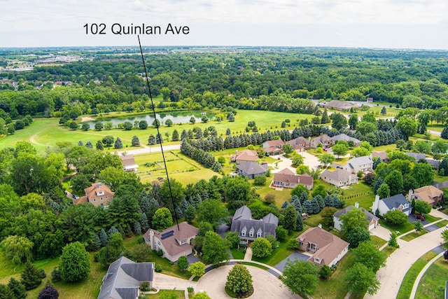 102 Quinlan Ave, Dekalb, IL 60115 - aerial perspective of suburban area with a nearby body of water