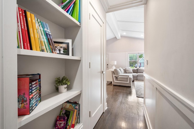 1017 Dell Rd, Northbrook, IL 60062 - corridor featuring wood finished floors