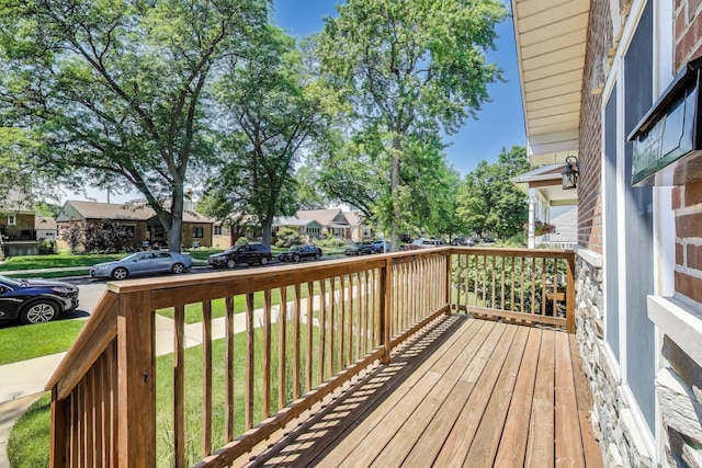 5921 N Navarre Ave, Chicago, IL 60631 - porch with a residential view and a yard